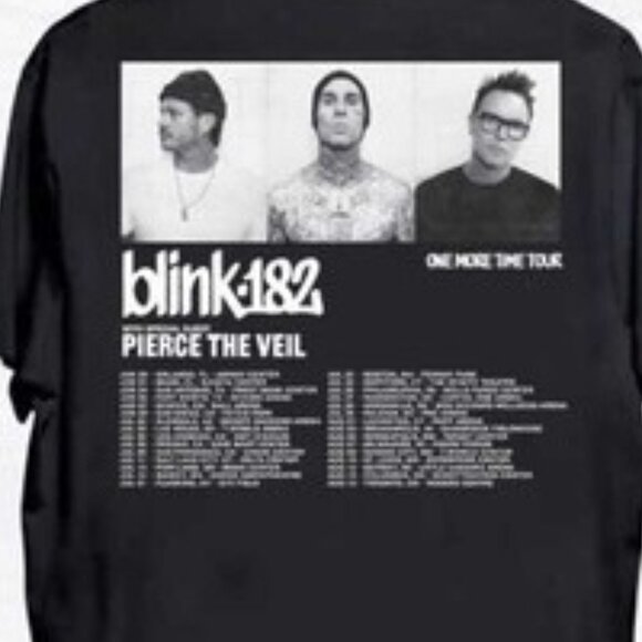 Blink 182 One More Time 2024 Tour T-Shirt Blink 182 Band Fan Concert Gift 140 - Picture 3 of 6